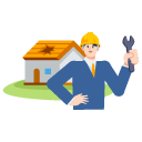 屋根修理アイコン