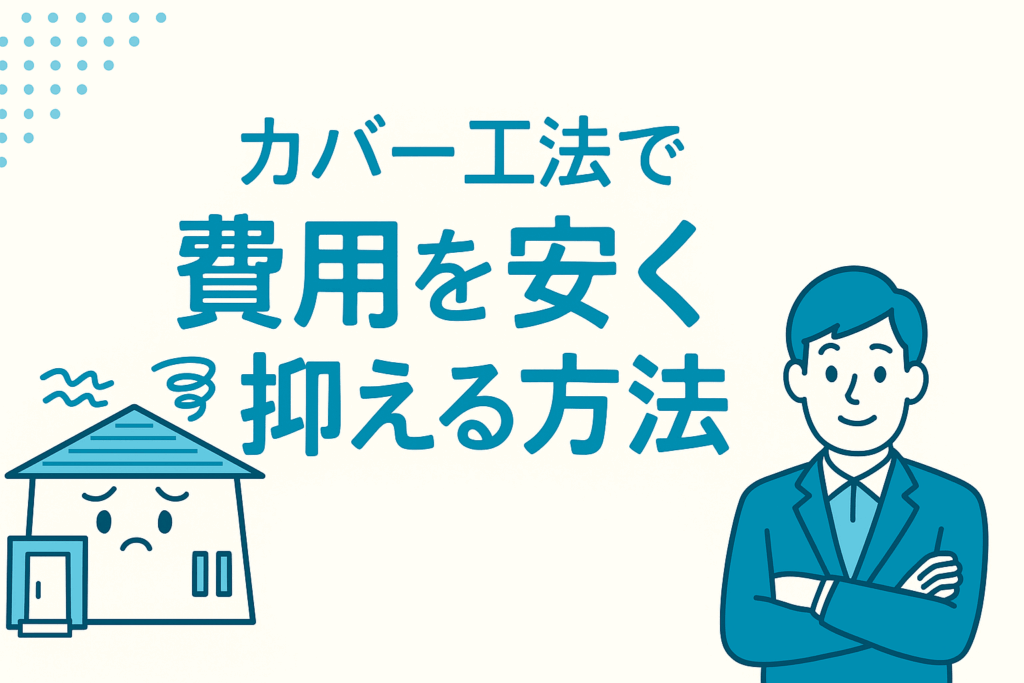 カバー工法で費用を安く抑える方法