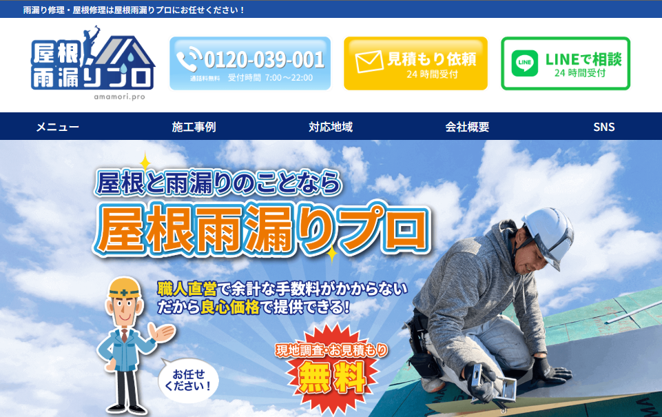 屋根 雨漏りプロ（アイセンスド株式会社）のメイン画像