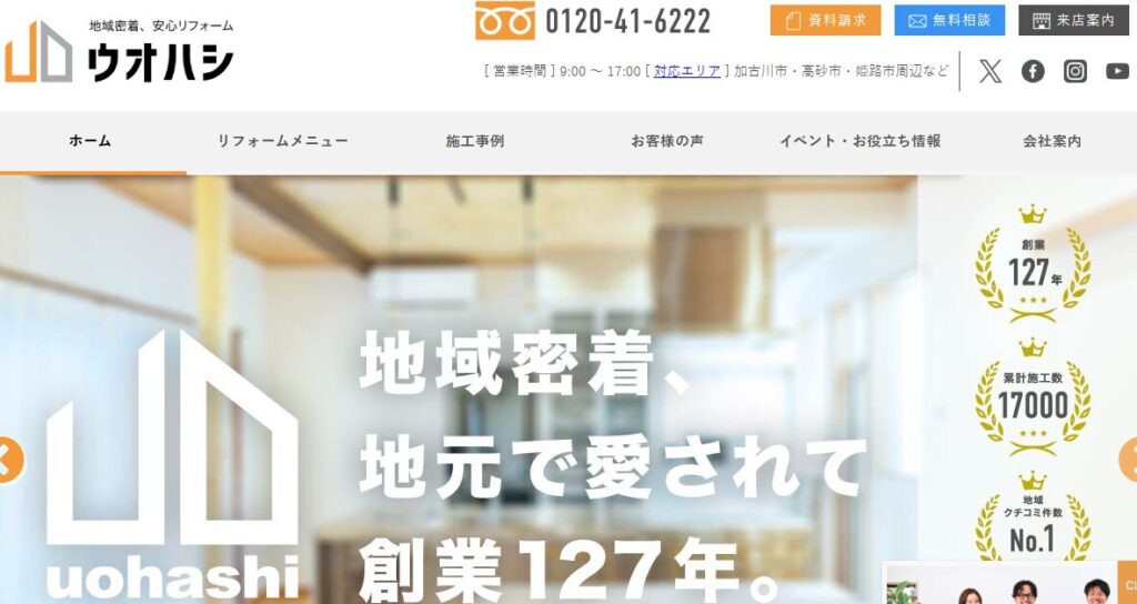 株式会社ウオハシの口コミ評判